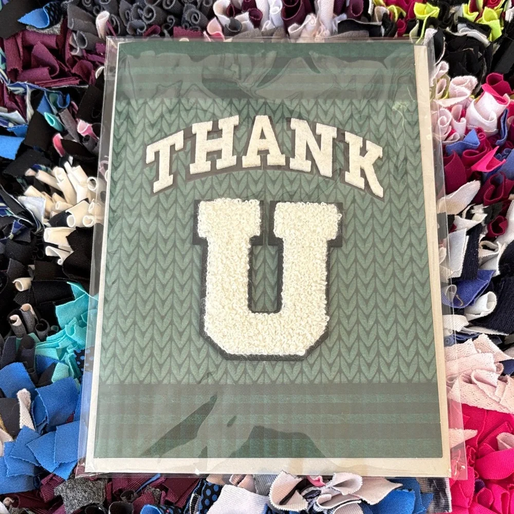 🆕Papyrus 3D Textured “Thank You” Card